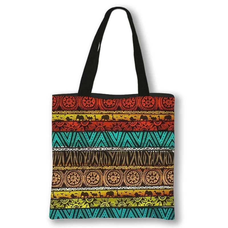 African Women Style Handbag Ladies Traditional Tote Bag