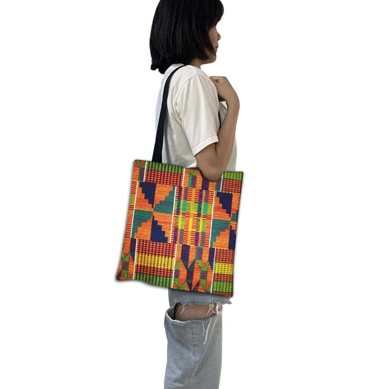 African Women Style Handbag Ladies Traditional Tote Bag