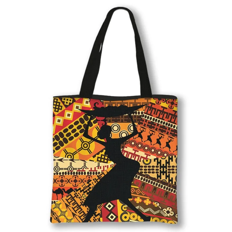 African Women Style Handbag Ladies Traditional Tote Bag