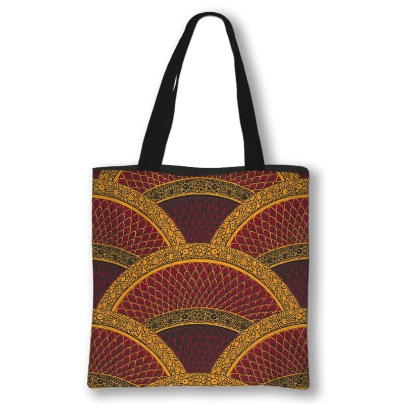 African Women Style Handbag Ladies Traditional Tote Bag