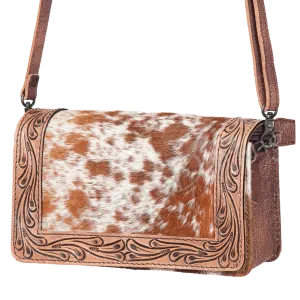 American Darling® Embossed Tooled Hair On Crossbody ADBG683