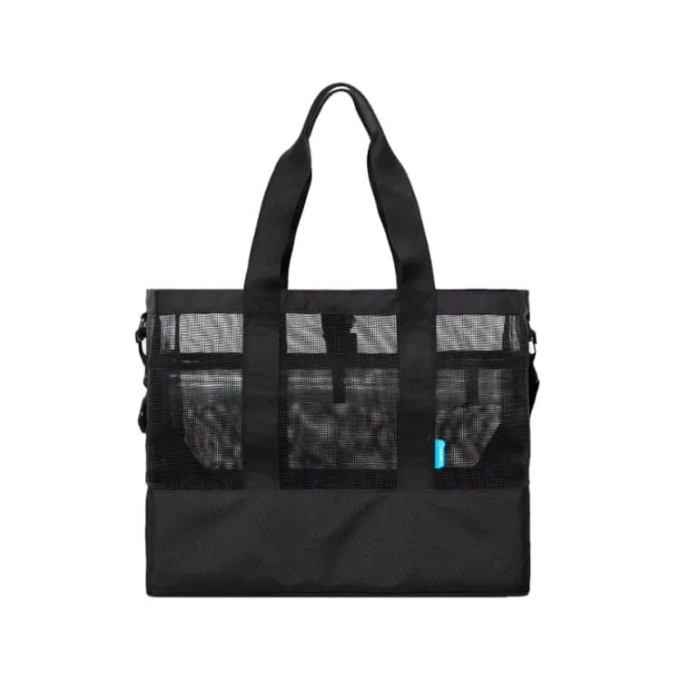 Barrel Square Totebag-BLACK