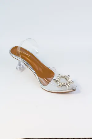 Begum Cinderella Heels (Silver)