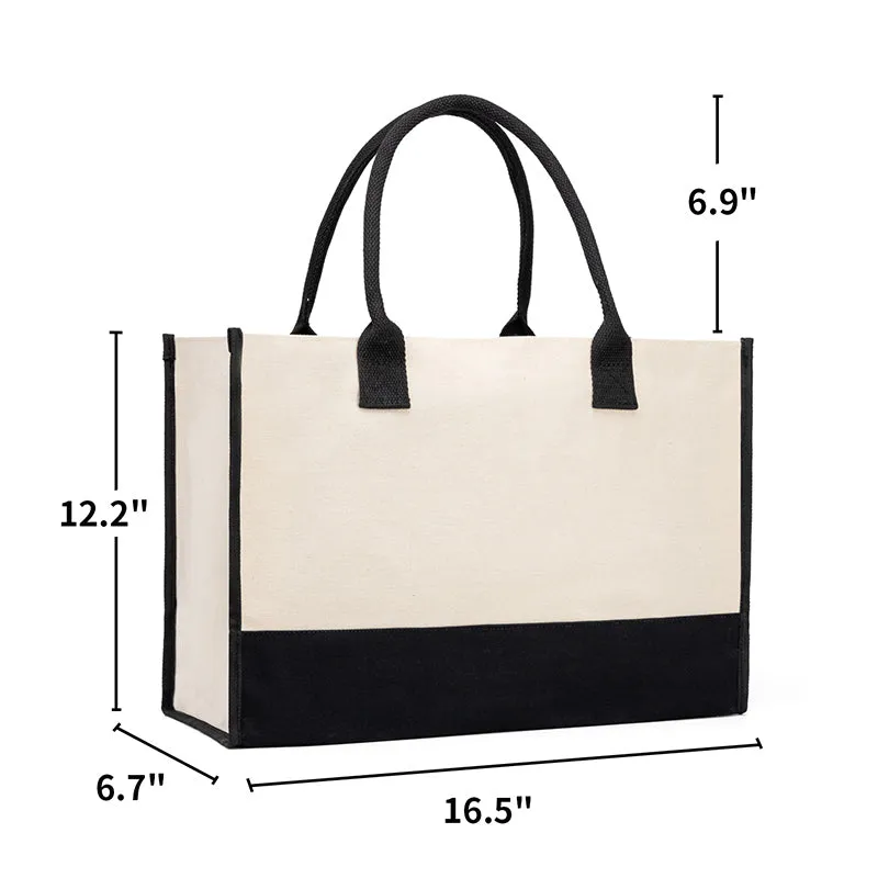 Bride Embroidery Canvas Tote Bag FBD-1