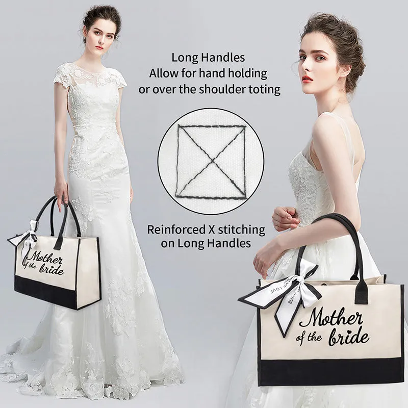 Bride Embroidery Canvas Tote Bag FBD-1