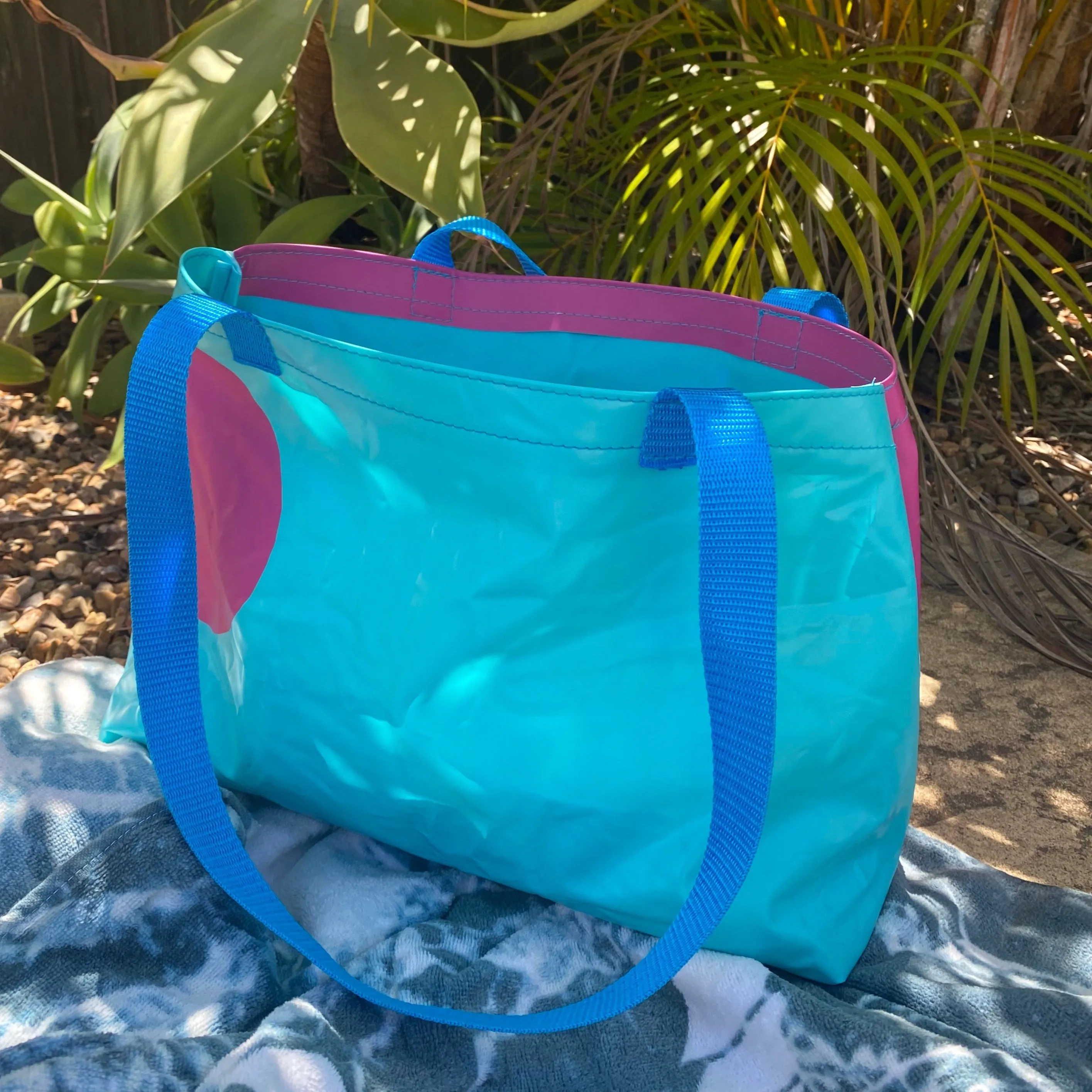 Carry All Beach Tote Bags Medium - Recycled Inflatables