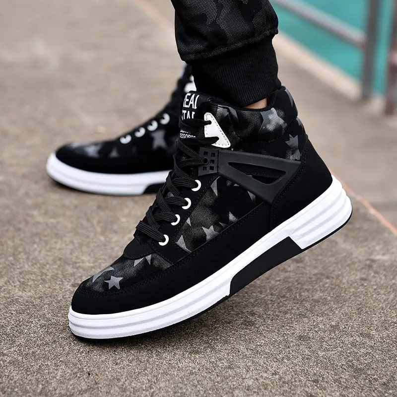 Casual Fashion Sneakers Men's Fleece-lined Sneakers