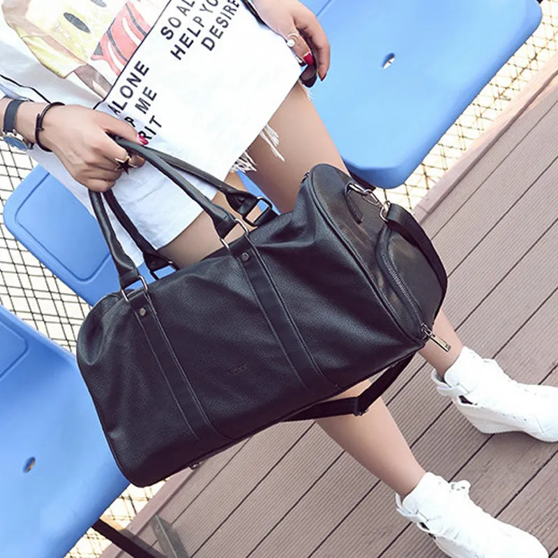 Casual lady short trip large capacity handbag