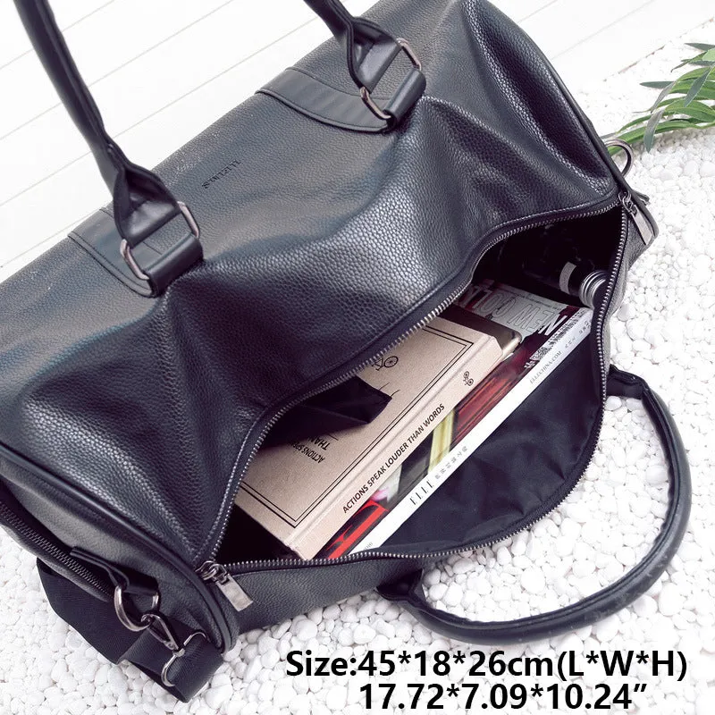 Casual lady short trip large capacity handbag