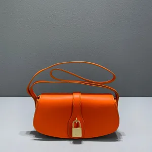 CE Clutch On Strap Orange For Women 7in/18cm