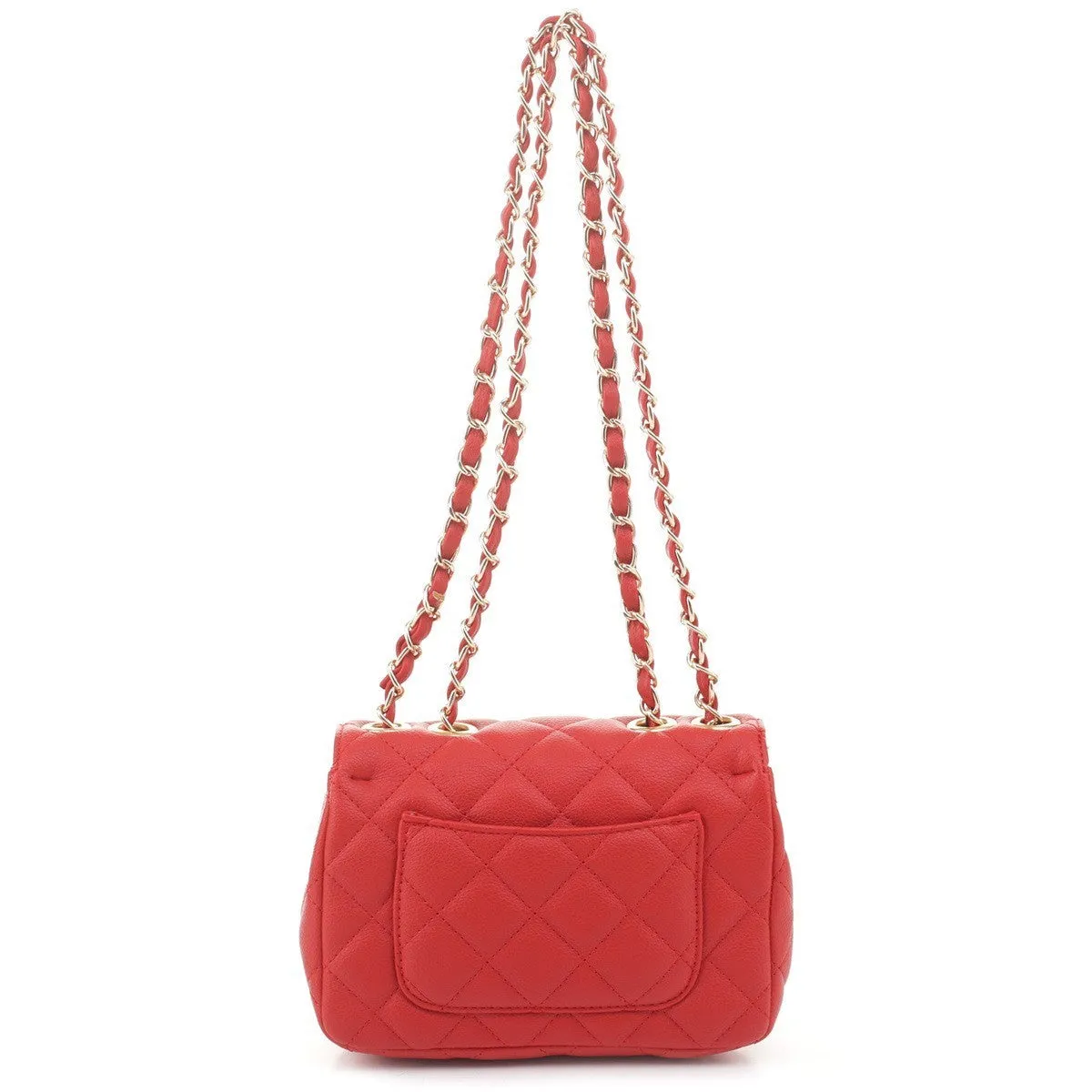 Classic Quilted Vegan Shoulder Handbags