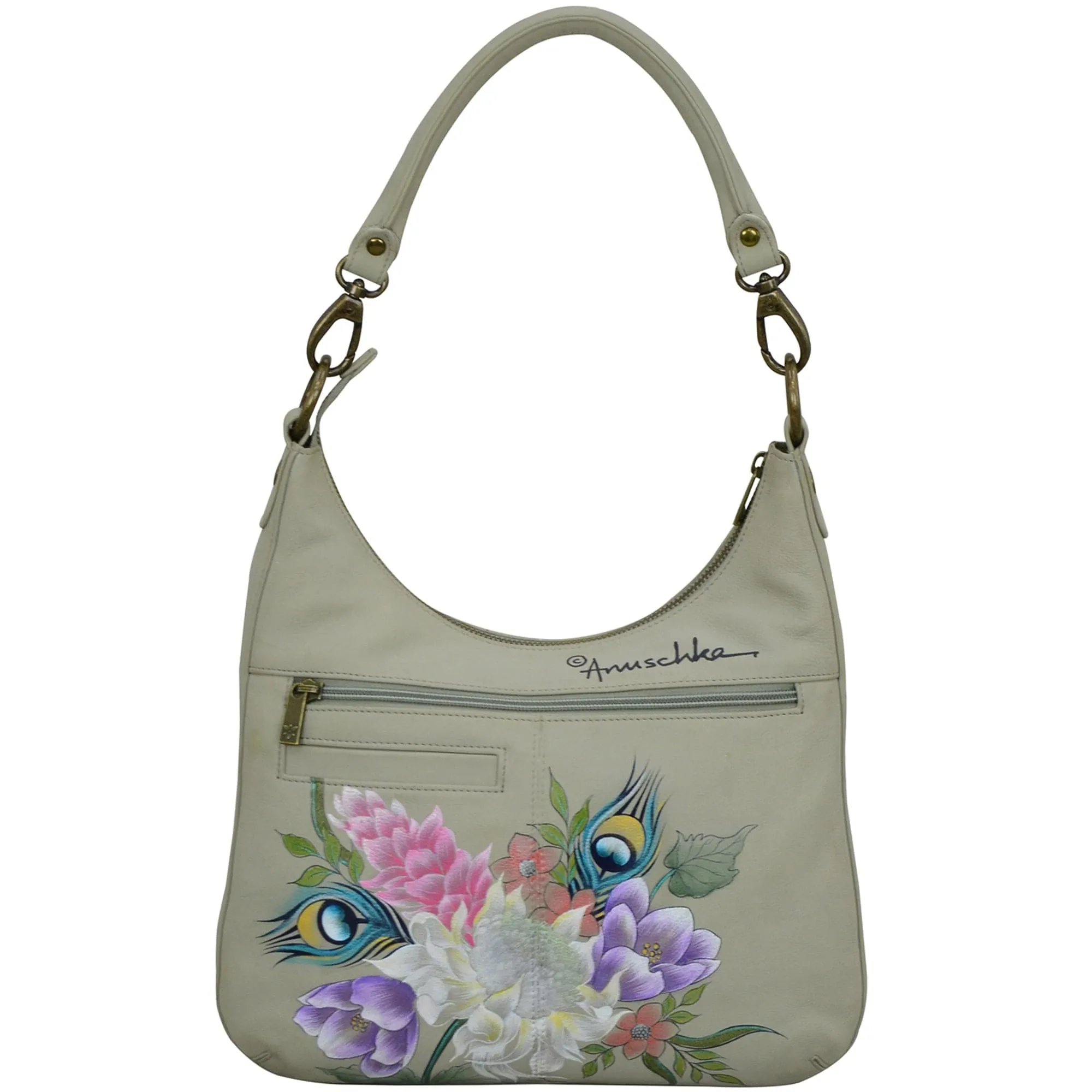 Convertible Slim Hobo With Crossbody Strap - 662