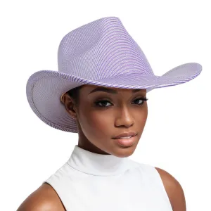 Cowboy Hat Iridescent Striped Hat