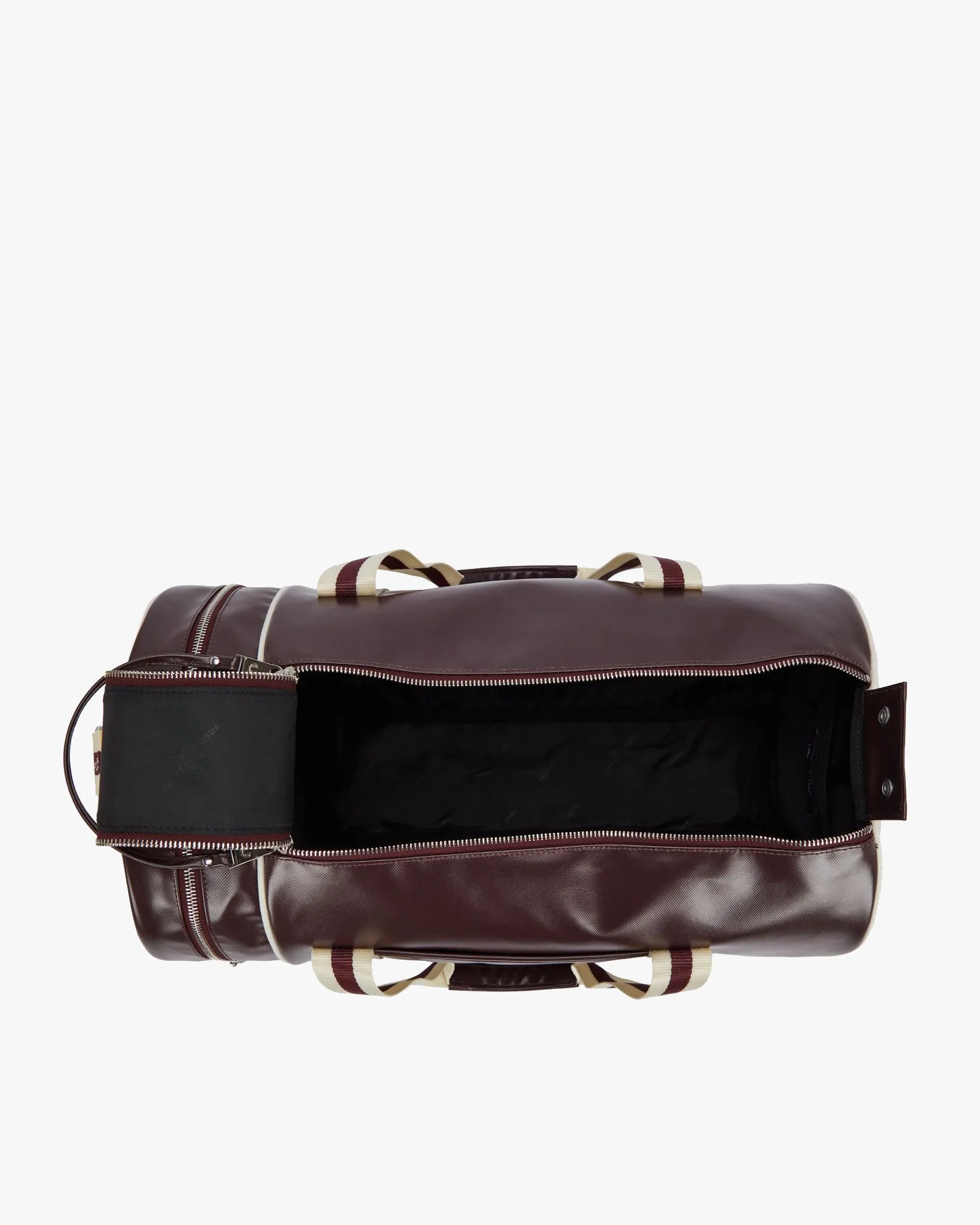 Fred Perry Classic Barrel Bag - Oxblood / Ecru