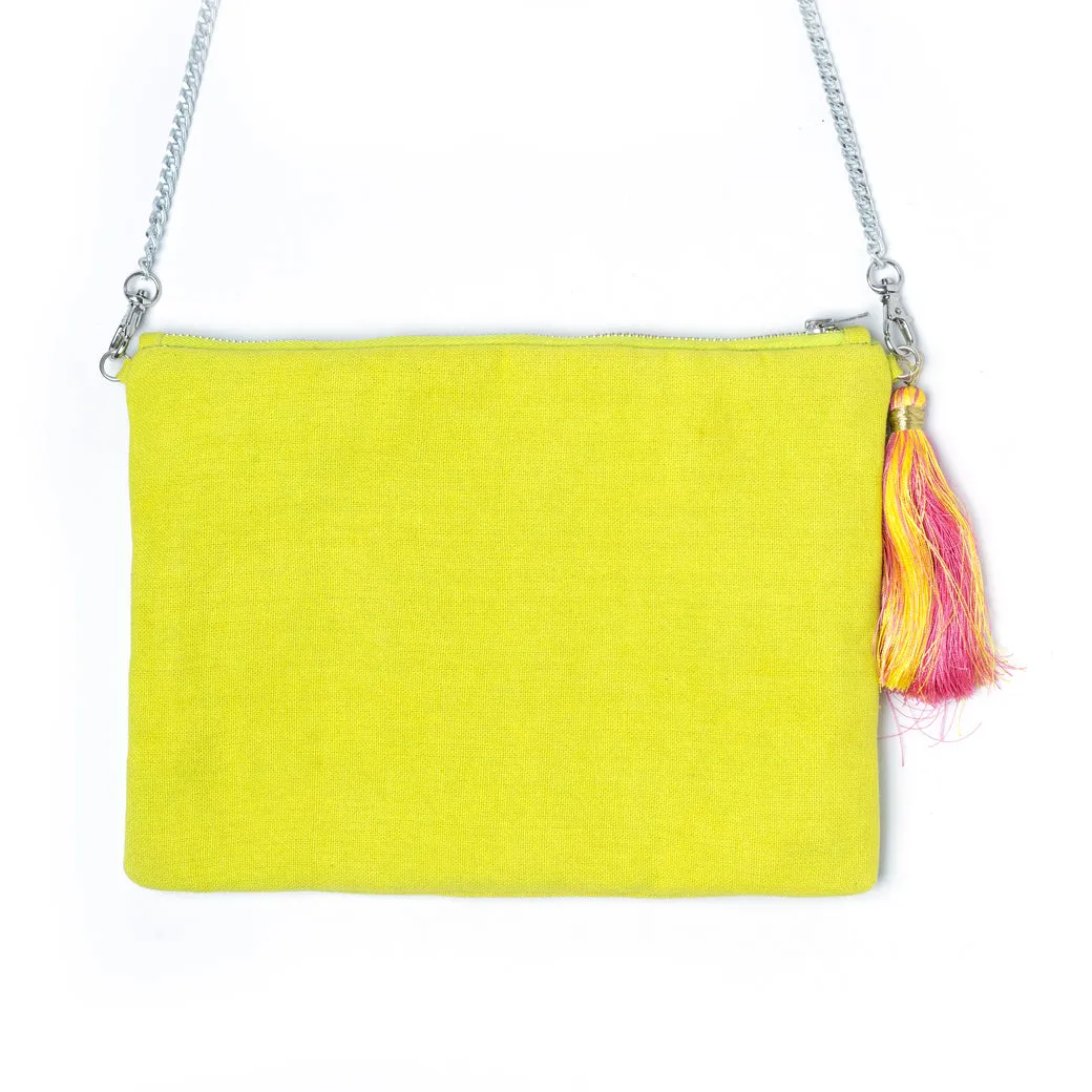 Hamsa Bag Neon Green