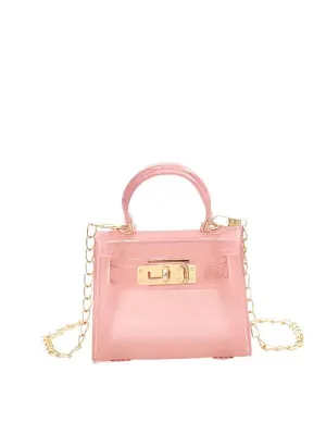 Handbags | Kelly Jelly Bag - Light Pink | Little Trendy