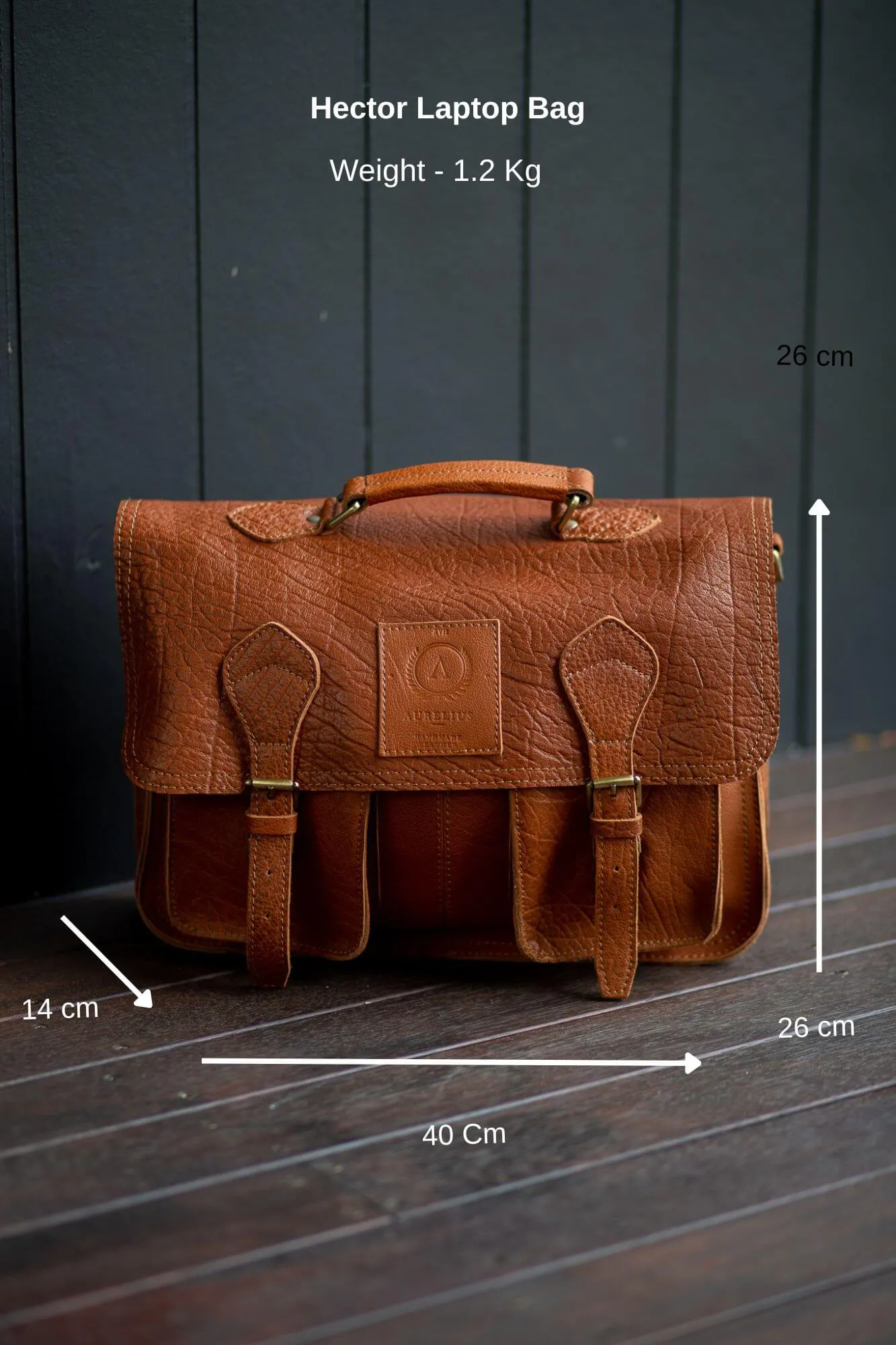 Hector Leather Laptop Bag