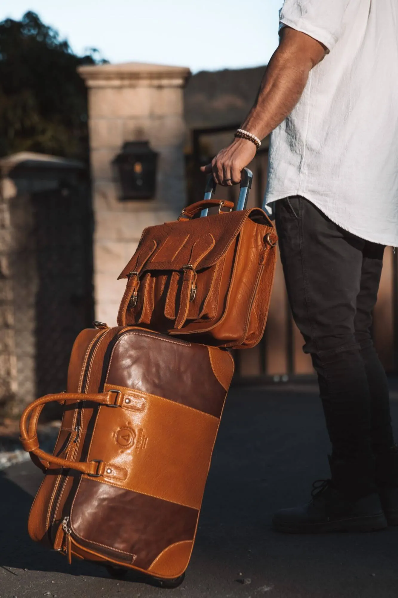 Hector Leather Laptop Bag