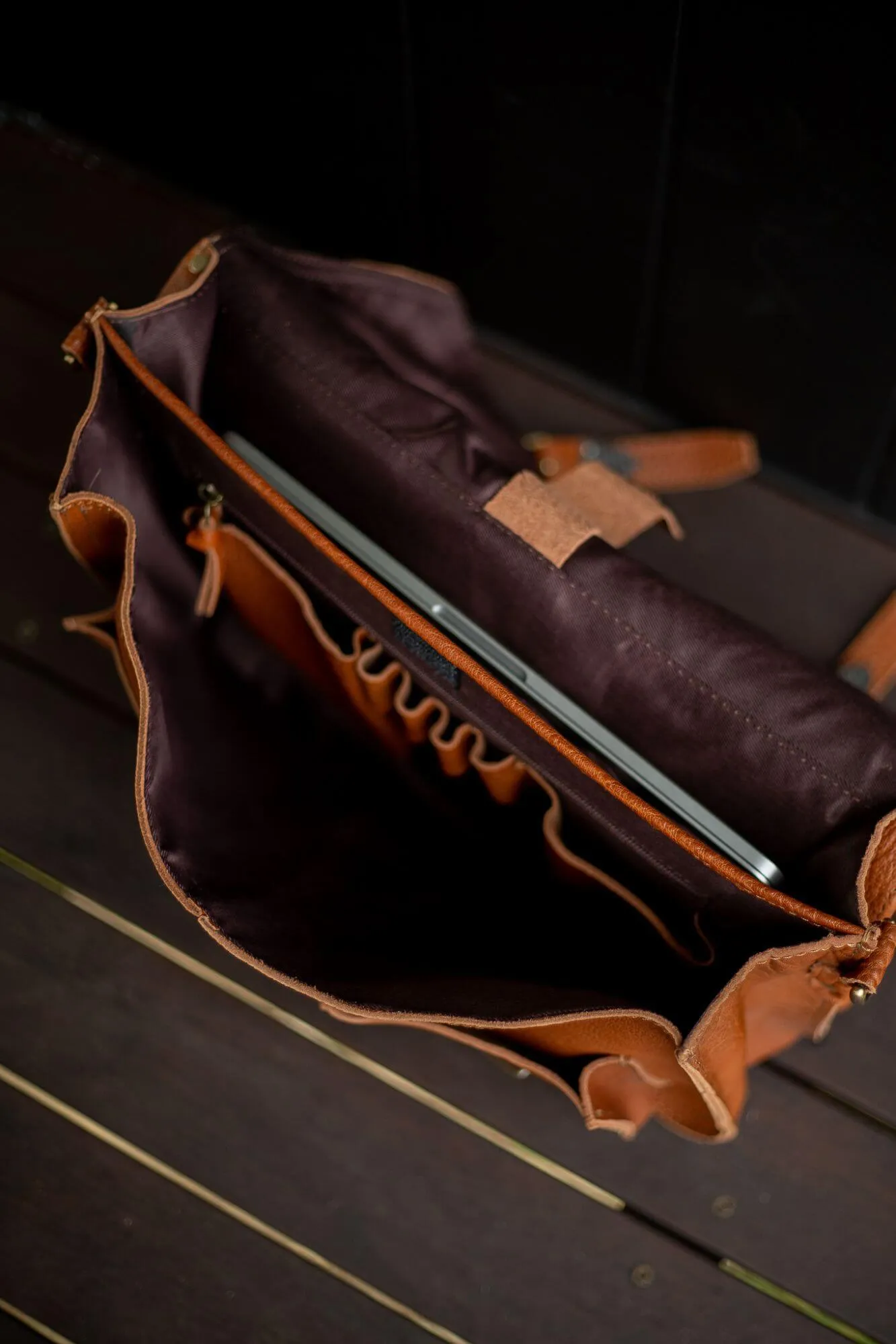 Hector Leather Laptop Bag