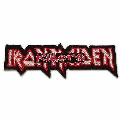 Iron Maiden Killers Die Cut Iron-On Embroidered Patch