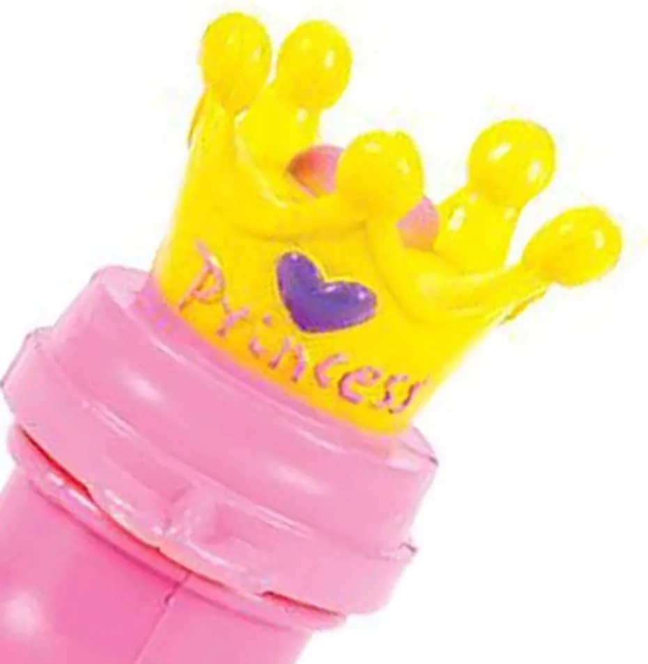 Kicko 3 Inch Princess Crown Bubble Bottle - 24 Pieces of Blob Holders - for Novelty Toys