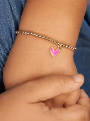 Kid Lilah Heart Everyday Stretch Bracelet