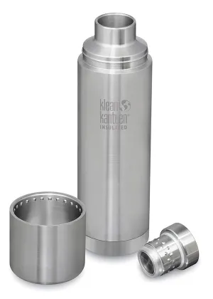 Klean Kanteen 1L TKPro Insulated Thermal Flask - Brushed Stainless Steel