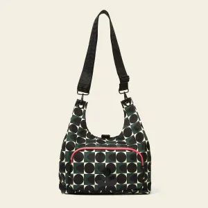 Midi Crossbody - Spot Square Forest