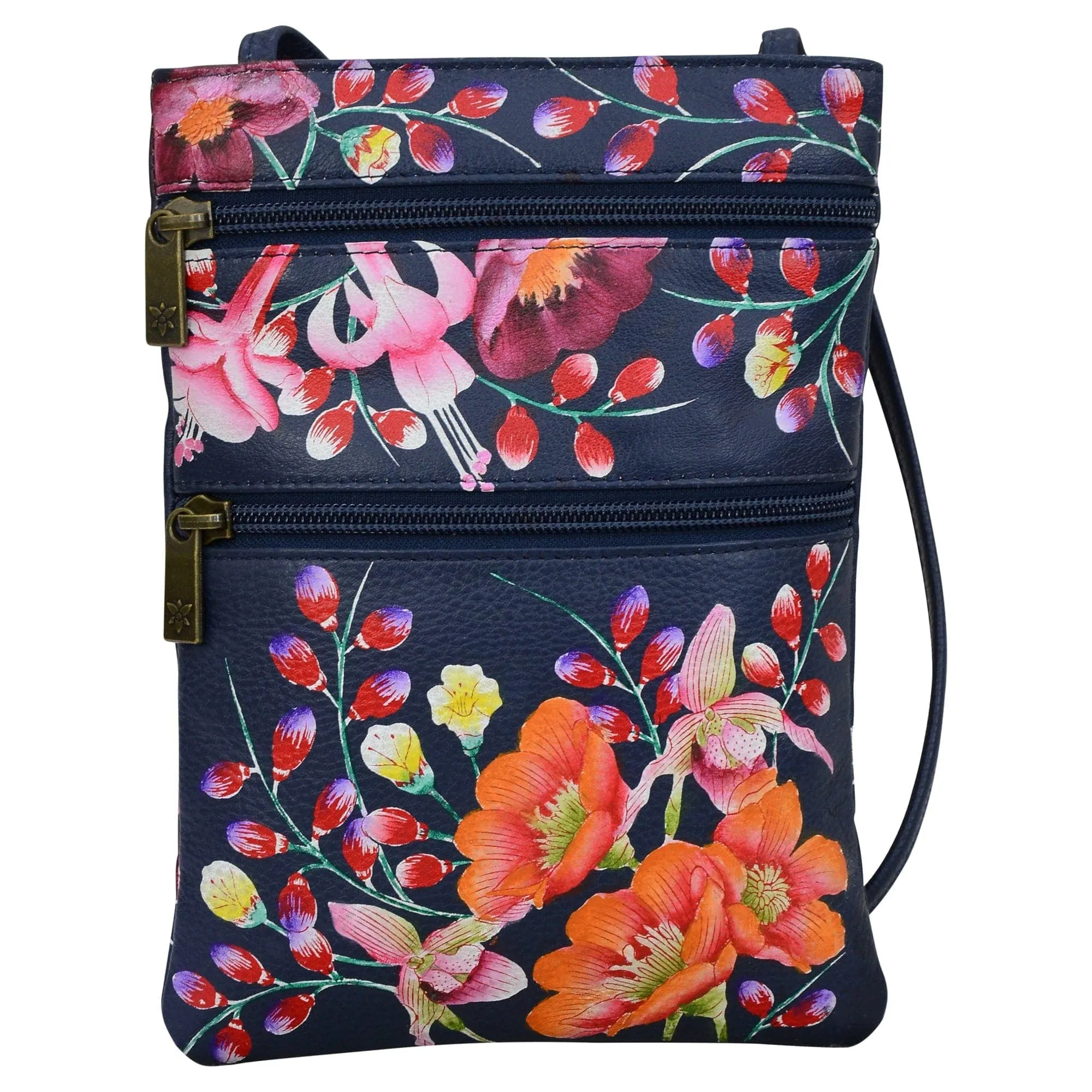 Mini Double Zip Travel Crossbody - 448