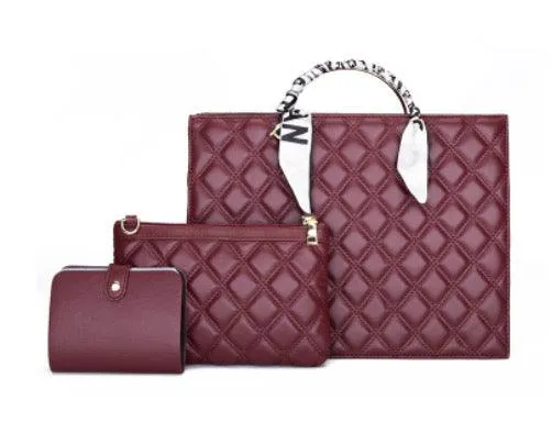 “Monaco” 3 Piece Tote/Purse/ Wallet Set