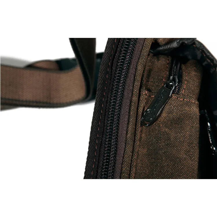 Multifunctional casual men's wear-resistant canvas belt bag