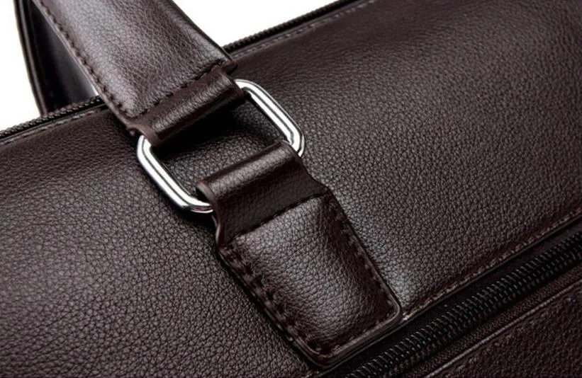 Premium Leather Modern Briefcase & Wallet - 2 Colors