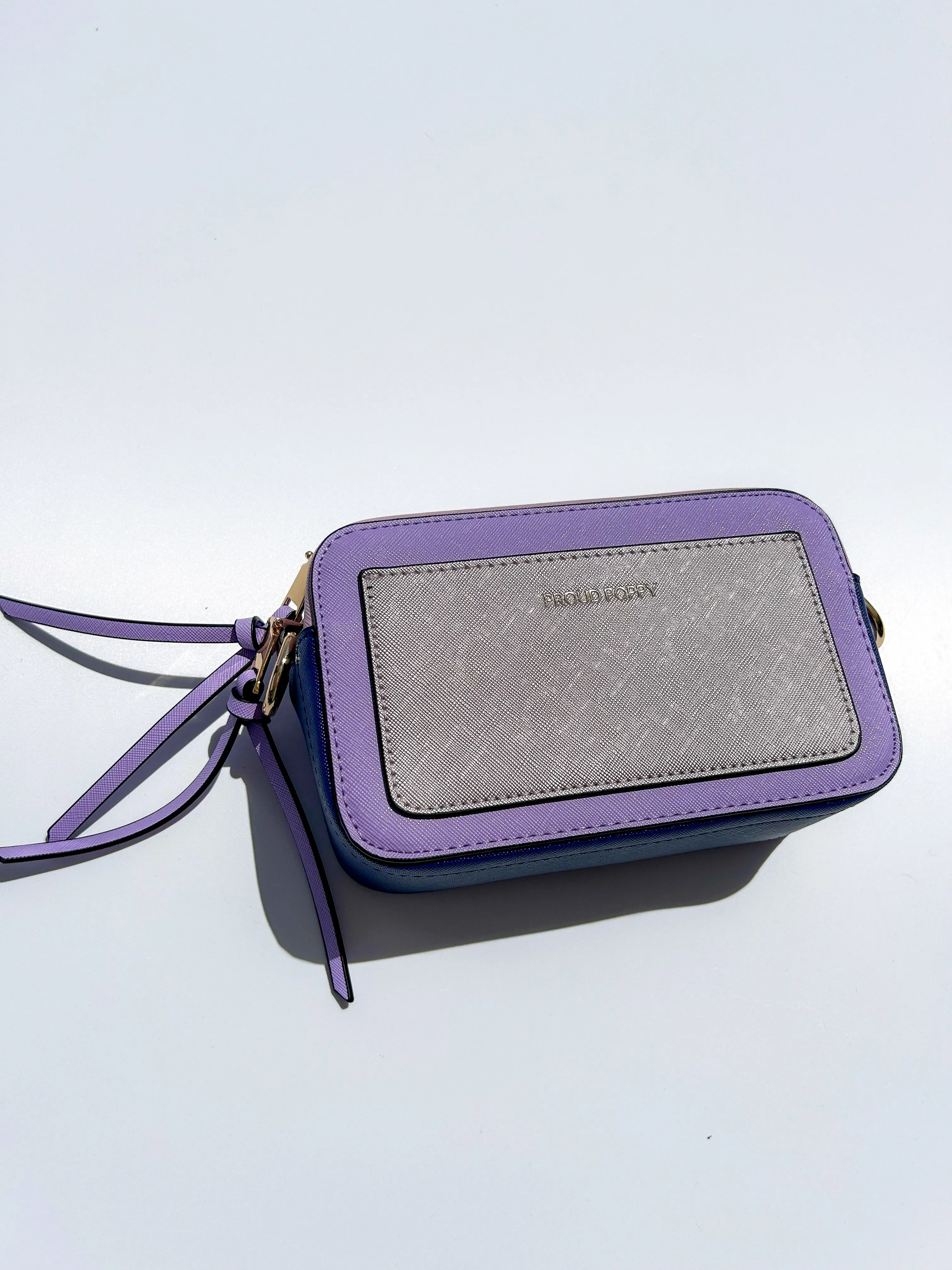 Proud Poppy Crossbody Bag in Purple